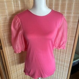 Puffy Sleeve Pink DR2 Shirt
